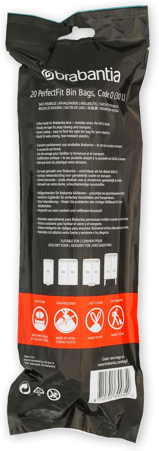 `Brabantia Afvalzak Perfectfit O 30L, 20 Stuks`