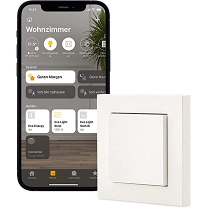 Eve Light Switch - Connected Wall Switch With Apple Homekit Technology