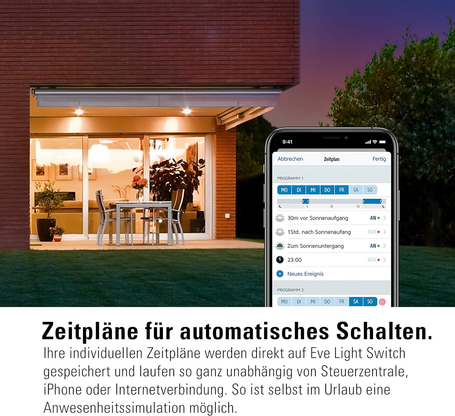 Eve Light Switch - Connected Wall Switch With Apple Homekit Technology