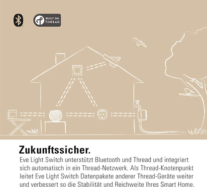 Eve Light Switch - Connected Wall Switch With Apple Homekit Technology