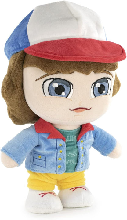 BARRADO Stranger Things - Stranger Things Characters Plush - 28 cm - Eleven, Will, Mike, Dustin, Lucas, Demogorgon - Super Soft Quality (Dustin