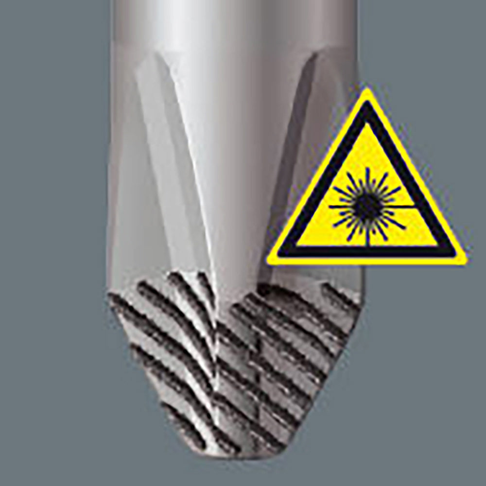 Wera 355 PZ Kraftform Lasdertip screwdriver, Pozidriv PZ 1 x 80 mm, 05009310001