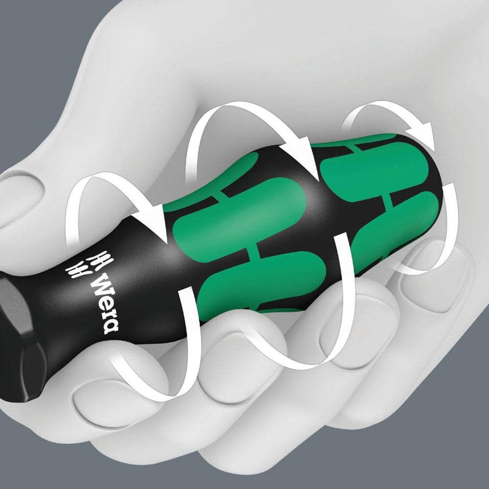 Wera 355 PZ Kraftform Lasdertip screwdriver, Pozidriv PZ 1 x 80 mm, 05009310001