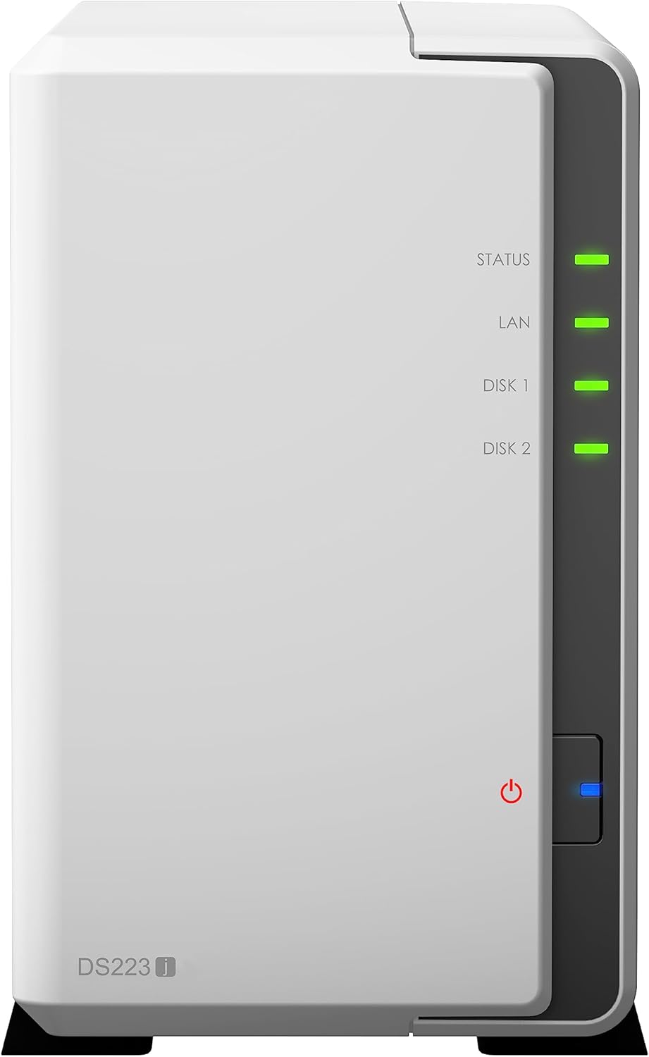 Synology DS223J 2 Bay Desktop NAS, White