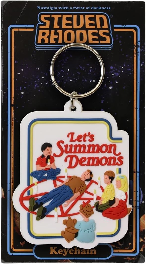 Pyramid Steven Rhodes: Let'S Summon Demons Rubber Keychain (Portachiavi)