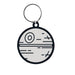 Star Wars Death Star Rubber Keyring One Size White/Black