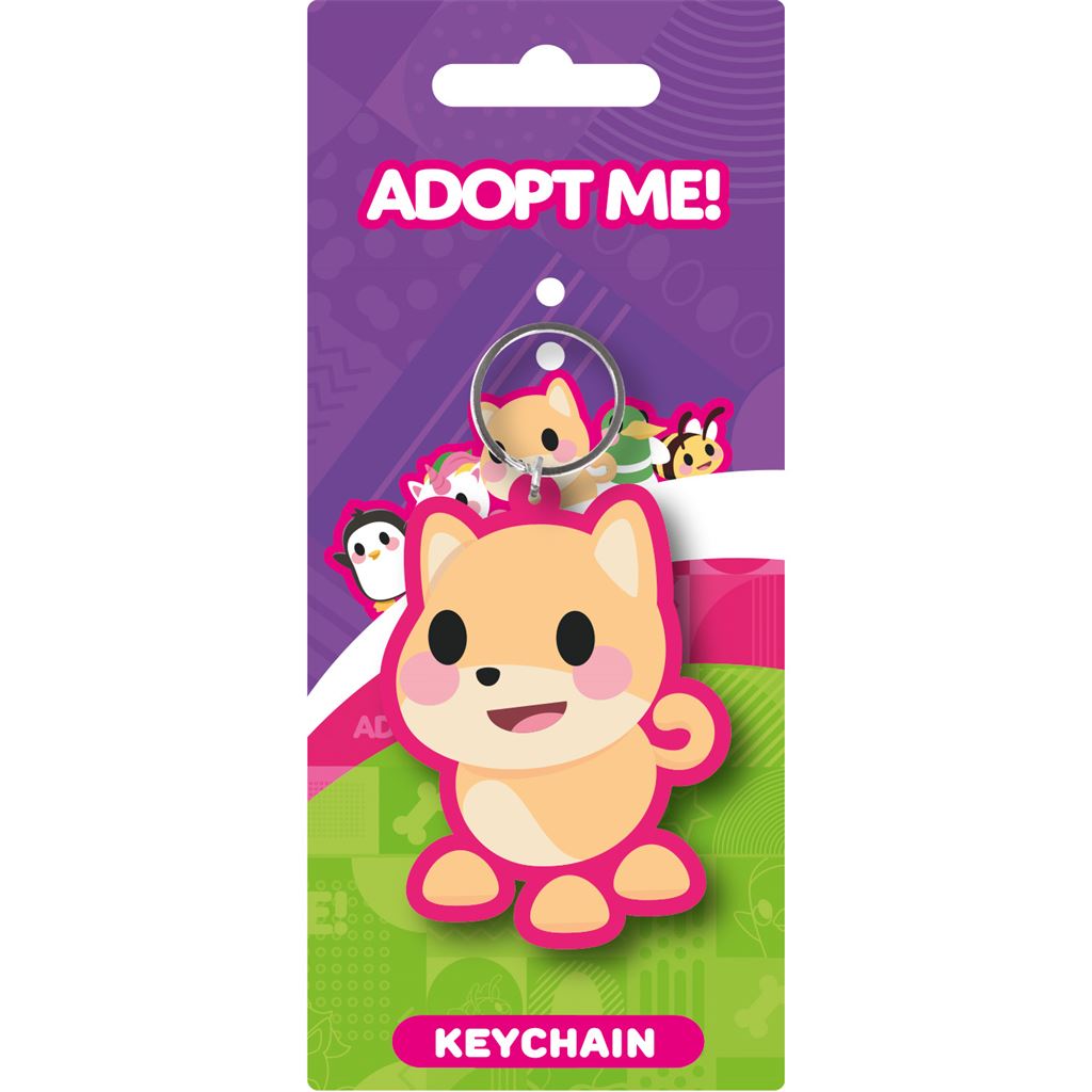ADOPT ME (DOG) PVC KEYCHAIN