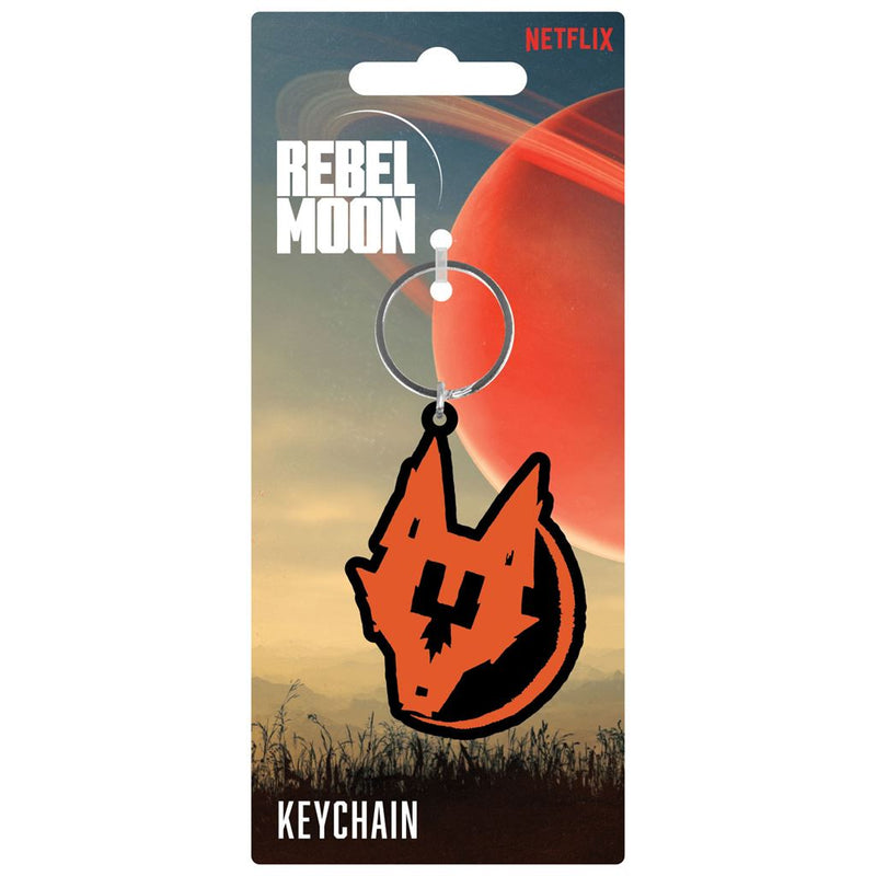 REBEL MOON (RESISTANCE WOLF) PVC KEYCHAIN
