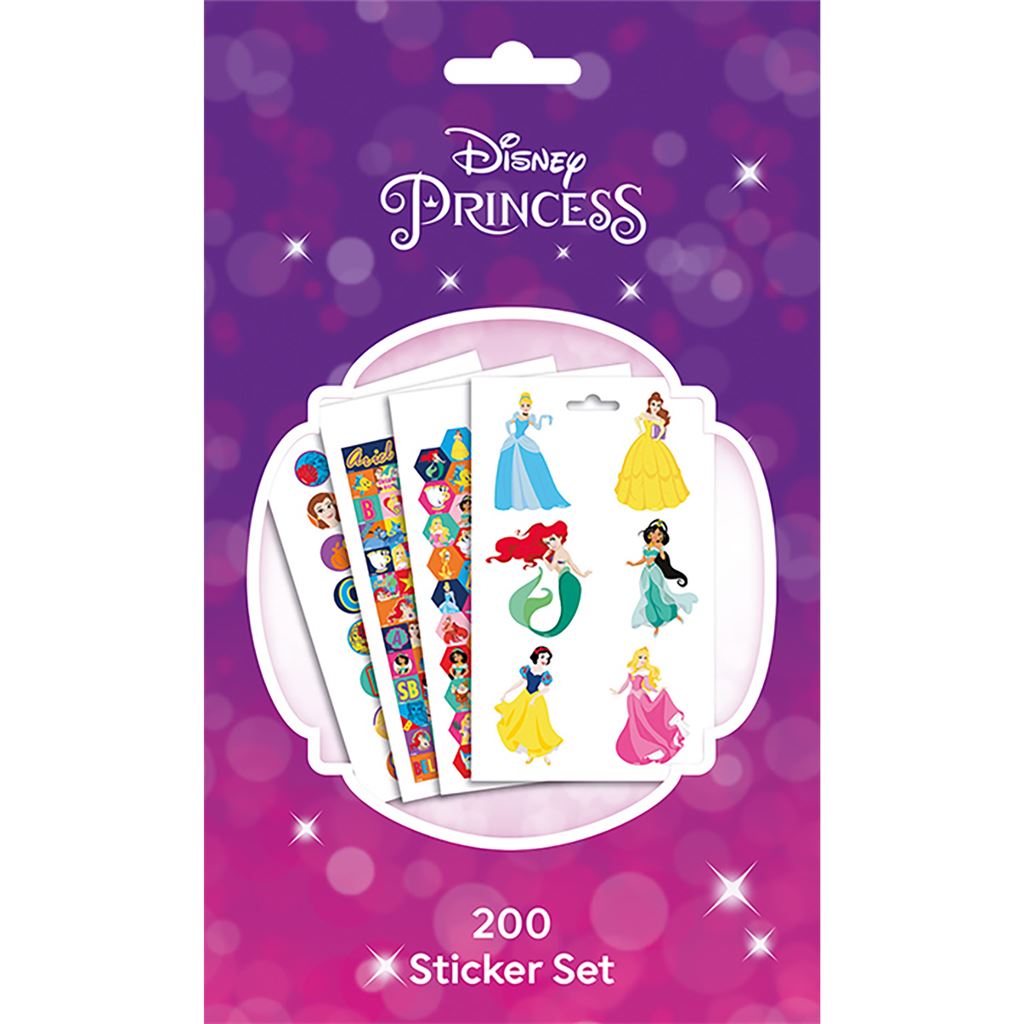 (DISNEY - DISNEY PRINCESS) 200 STICKER SET