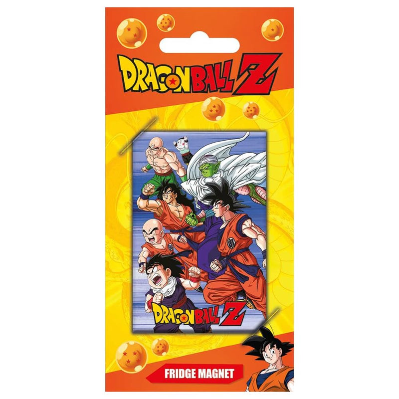 Dragon Ball Z Heroes Strike Kühlschrankmagnet (Einheitsgröße) (Gelb, Orange, Weiß), MS65151