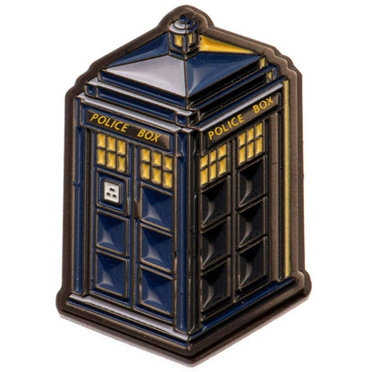 Pyramid International Badge, multicolore, taille unique, Pyramid International Abzeichen, Mehrfarbig, Einheitsgröße, Doctor Who Enamel Pin Badge (Tardis Design) 1.5cm x 3cm - Official Merchandise, Pyramid International Distintivo, multicolore, taglia unic