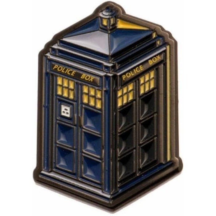 DOCTOR WHO (TARDIS) ENAMEL PIN BADGE