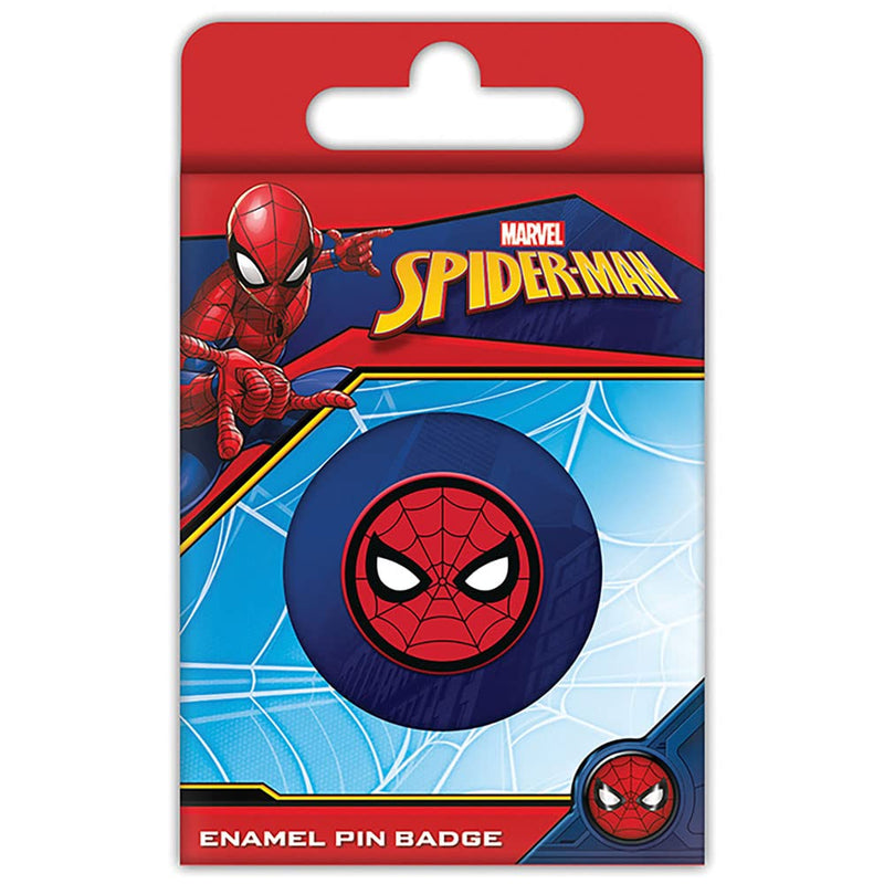 Marvel Comics (Spider-Man Design) 8cm x 8cm Enamel Pin Badge - Official Merchandise