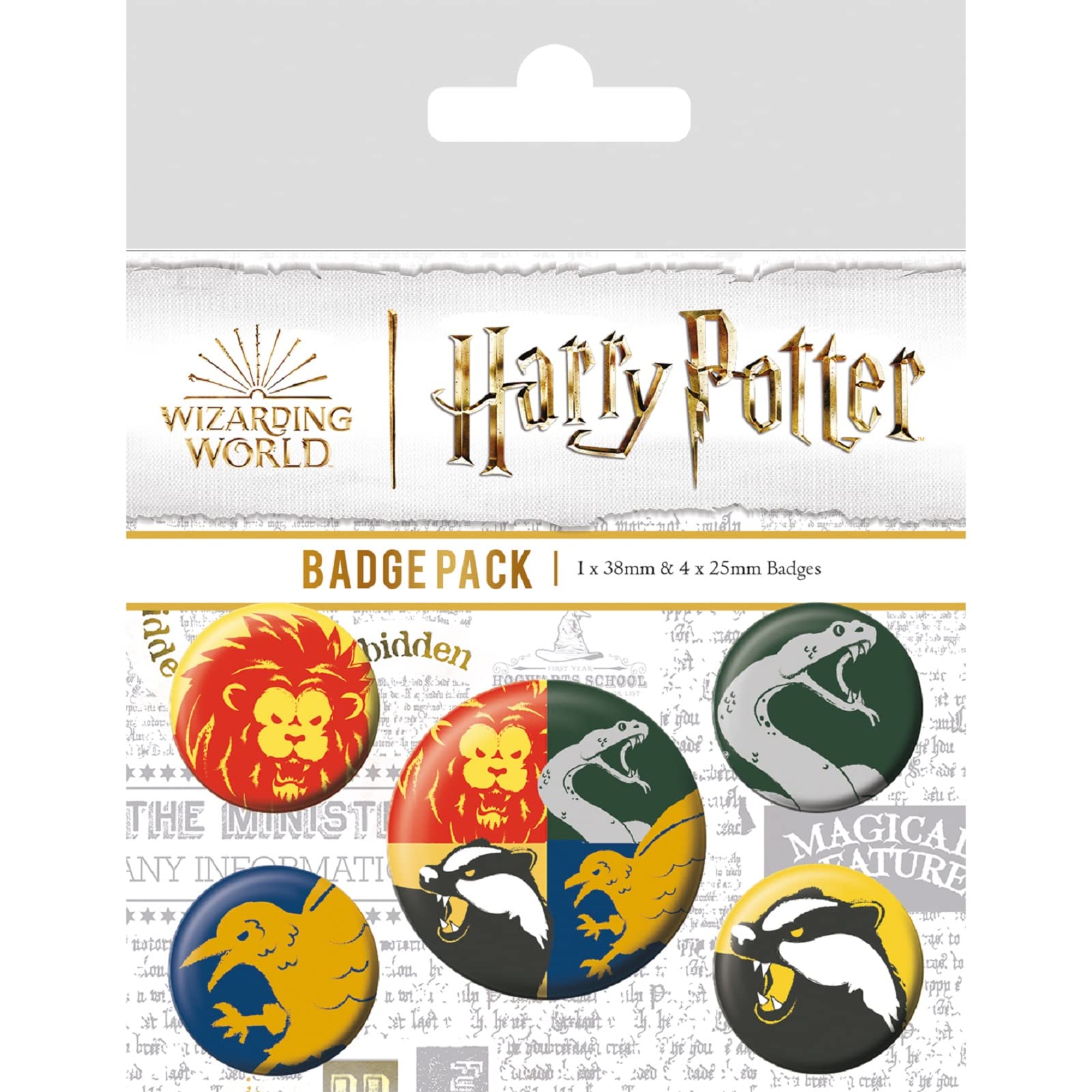 Pyramid International Confezione Badge, Multicolore, Taglia unica