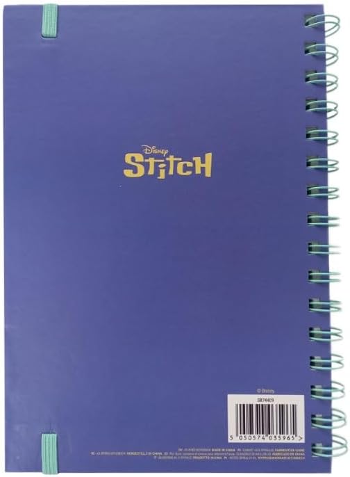 Pyramid International Disney Lilo and Stitch Wiro Notebook (Acid Pops Design) A5 Writing Book and Journal, Lilo and Stitch Gifts for Girls, Boys, Women and Men - Official Merchandise