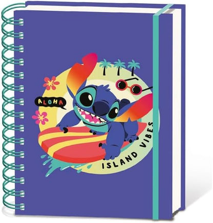 Pyramid International Disney Lilo and Stitch Wiro Notebook (Acid Pops Design) A5 Writing Book and Journal, Lilo and Stitch Gifts for Girls, Boys, Women and Men - Official Merchandise