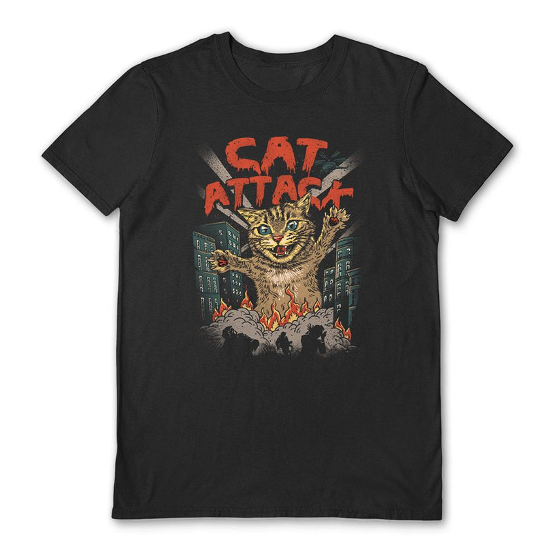 VINCENT TRINIDAD (CAT ATTACK) BLACK UNISEX T-SHIRT LARGE