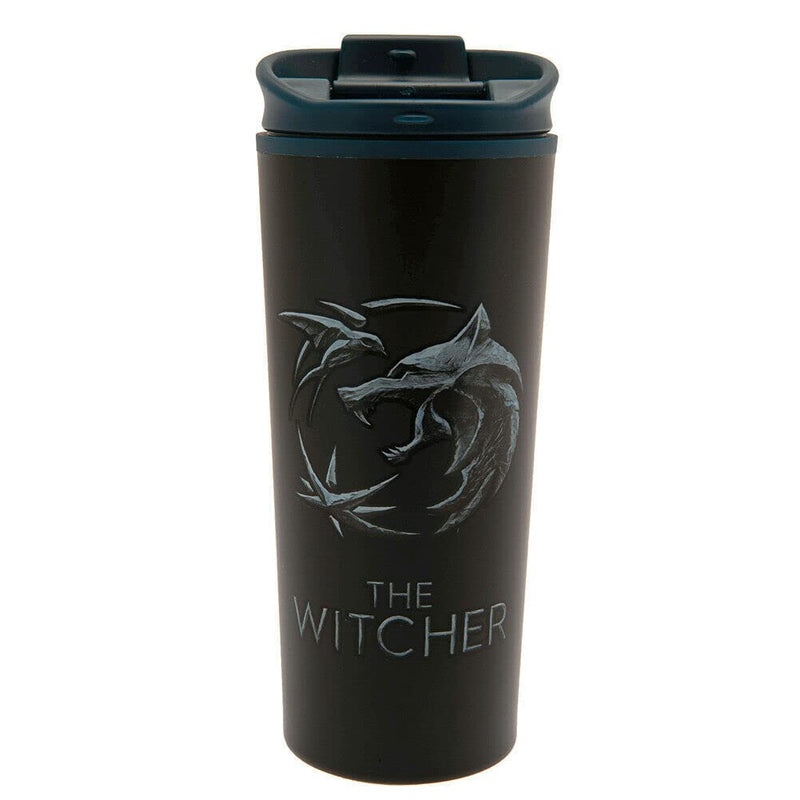 The Witcher Metall Tragbare Tasse (Einheitsgröße) (Schwarz)