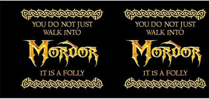 Pyramid International The Lord of The Rings (Walk Into Mordor) Black Mug - 10Oz / 315Ml Ceramic Mug - One Size