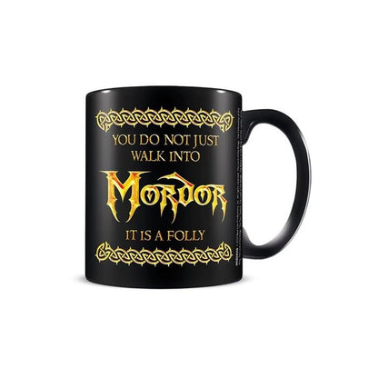 Pyramid International The Lord of The Rings (Walk Into Mordor) Black Mug - 10Oz / 315Ml Ceramic Mug - One Size