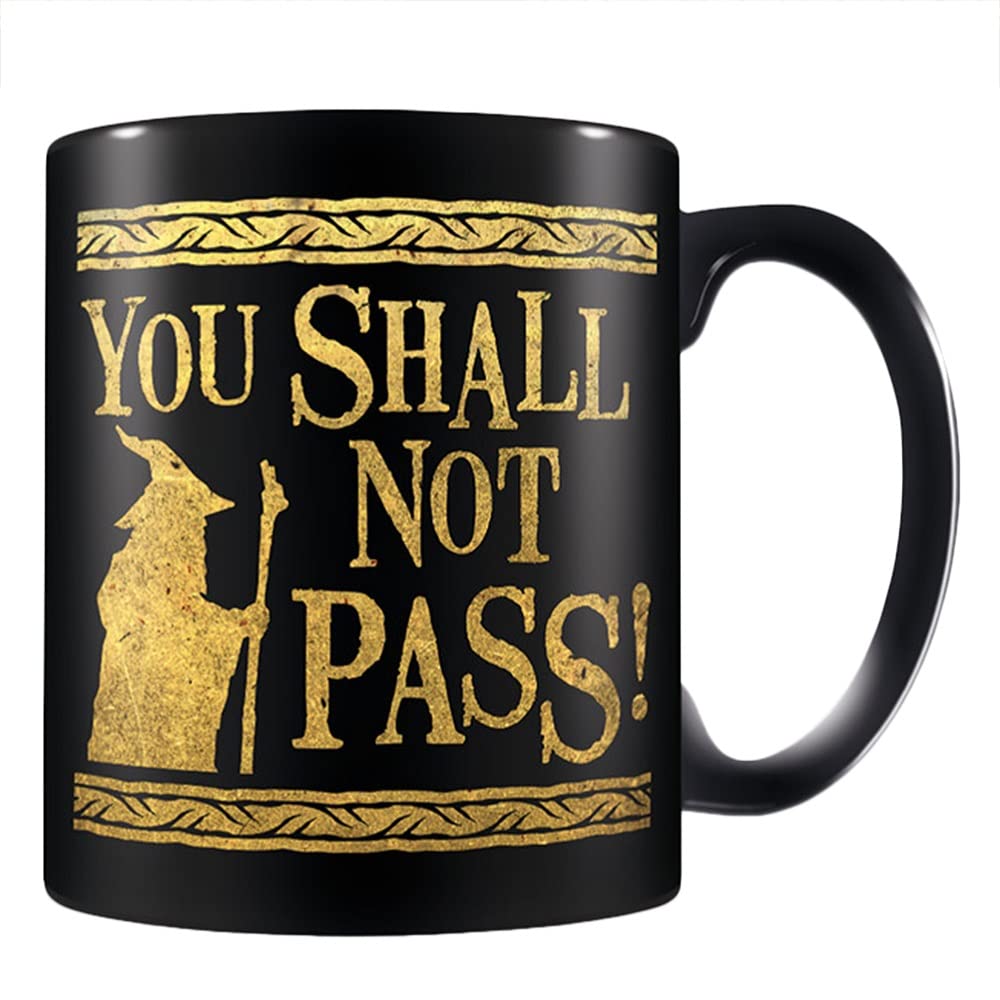 Pyramid – Keramiktasse – Herr der Ringe – Not Pass – 315 ml – offizielles Lizenzprodukt