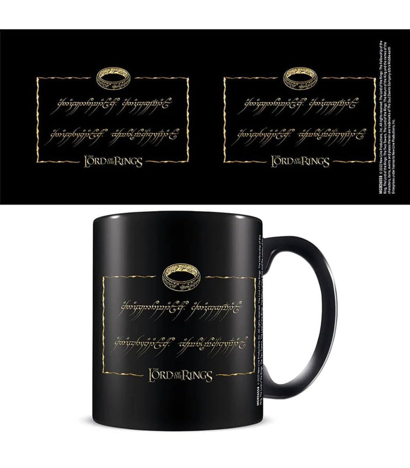 Herr der Ringe Tasse - One Ring (schwarz