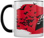 Batman - Kaffeebecher, Kontrast (Einheitsgröße) (Weiß/Schwarz/Rot