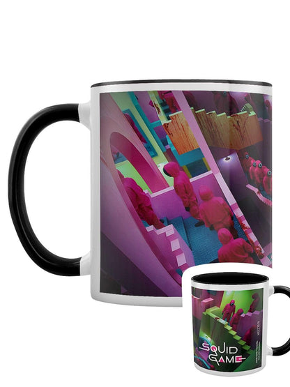 Netflix squid game stairs coloured inner mug