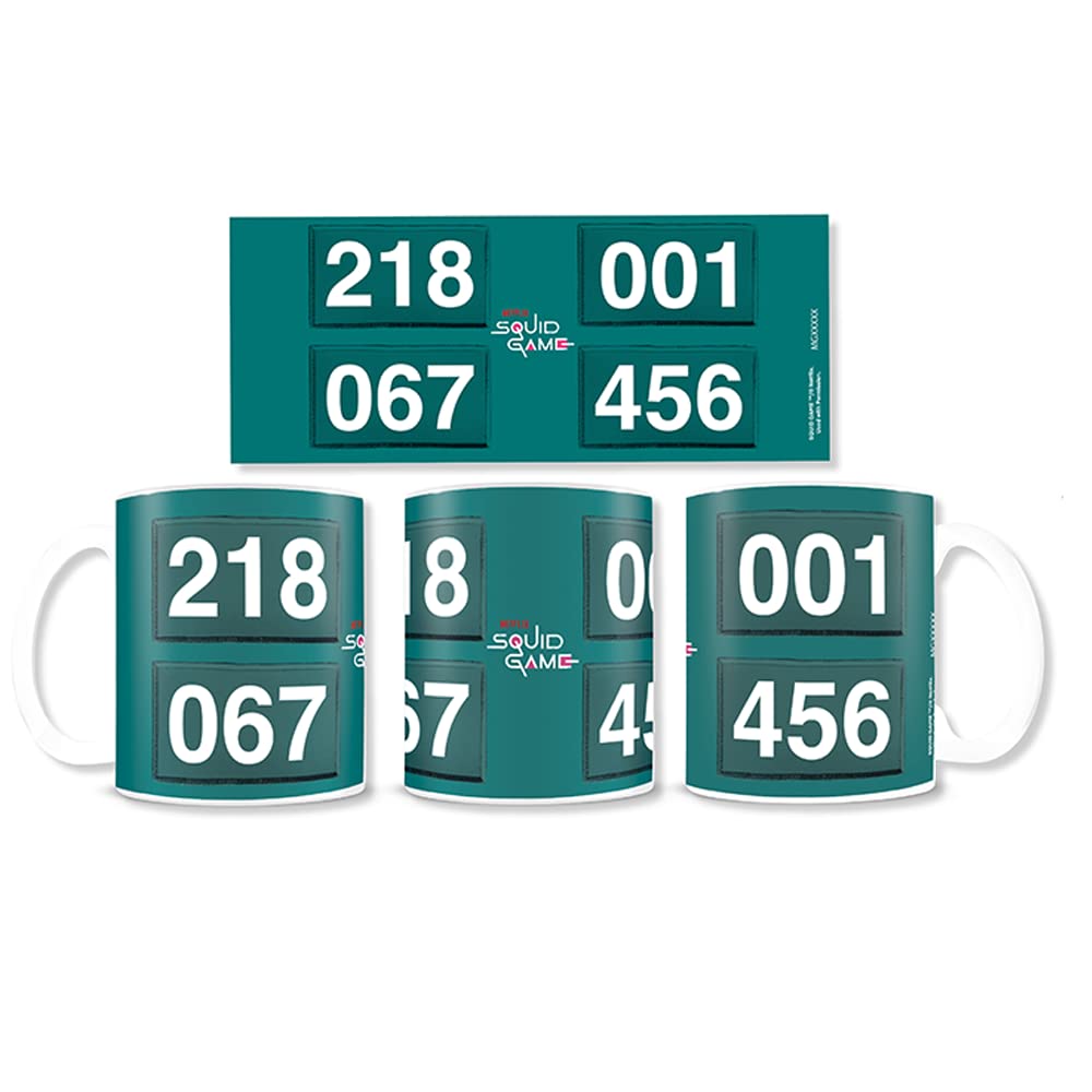 Pyramid International Squid Game Mug Officially Licensed Netflix Mug 11oz (Numbers