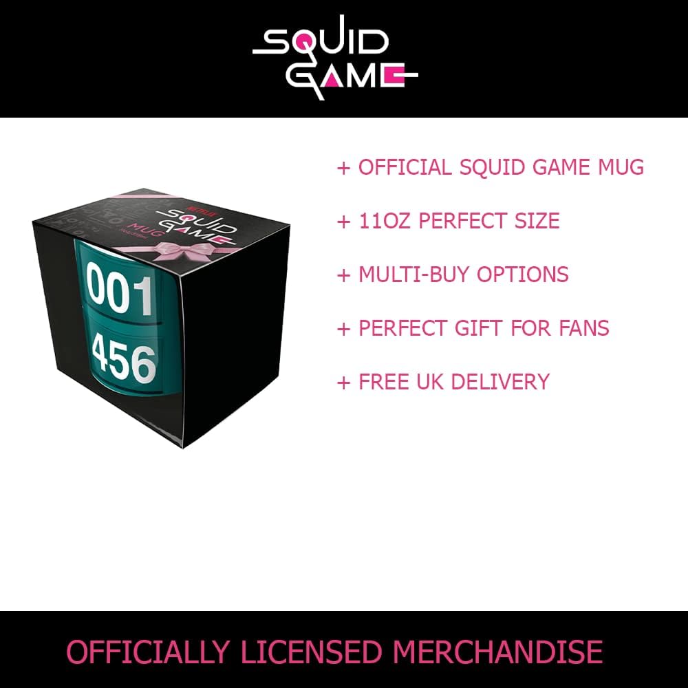 Pyramid International Squid Game Mug Officially Licensed Netflix Mug 11oz (Numbers