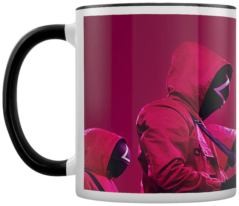 PYRAMID INTERNATIONAL, Taza color interno Netflix Enmascarados de Squid Game
