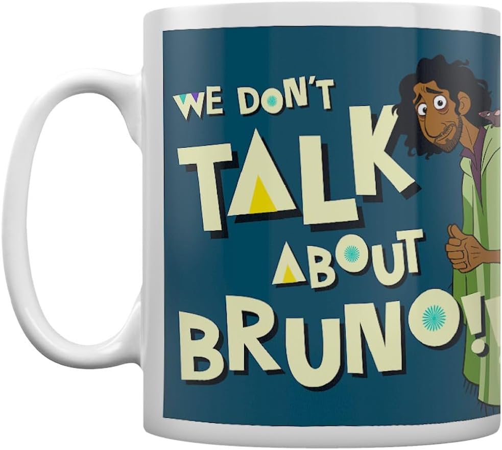Walt Disney Encanto We Don't Talk About Bruno Tea and Coffee Mug White