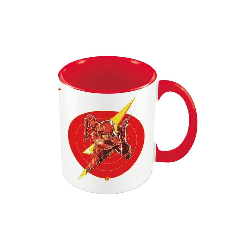 THE FLASH MOVIE (CIRCLES) RED COLOURED INNER MUG