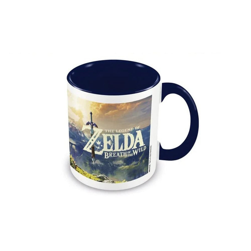THE LEGEND OF ZELDA: BOTW (SUNSET) DARK BLUE COLOURED INNER MUG