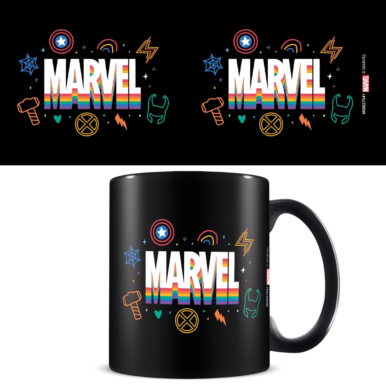 Pyramid International Marvel Mok (Pride Rainbow Logo Design) - Officiële Merchandise