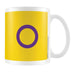 Pride Tasse (Intersex Pride Design) Flagge Wrap 325 ml Keramiktasse