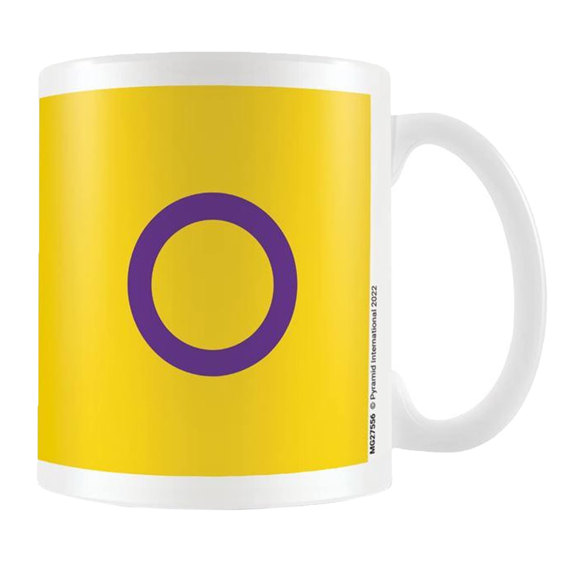 Pride Tasse (Intersex Pride Design) Flagge Wrap 325 ml Keramiktasse