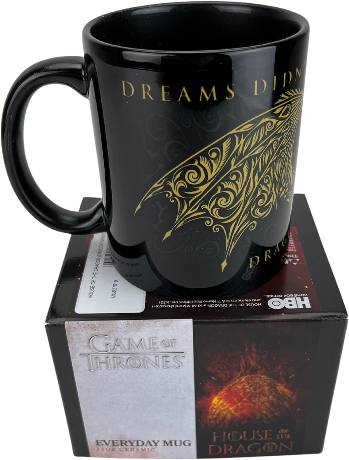 Pyramid International House of The Dragon Mug in Presentation Gift Box (Dragon Wings Design) 11oz Ceramic Mug - Official Merchandise