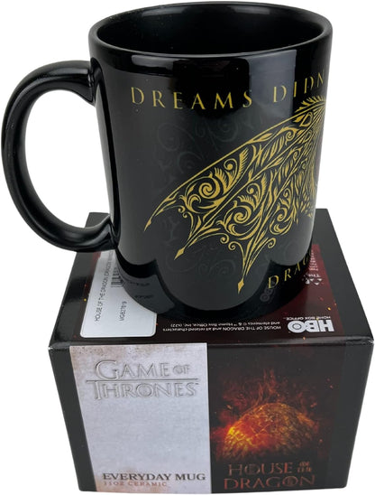 Pyramid International House of The Dragon Mug in Presentation Gift Box (Dragon Wings Design) 11oz Ceramic Mug - Official Merchandise