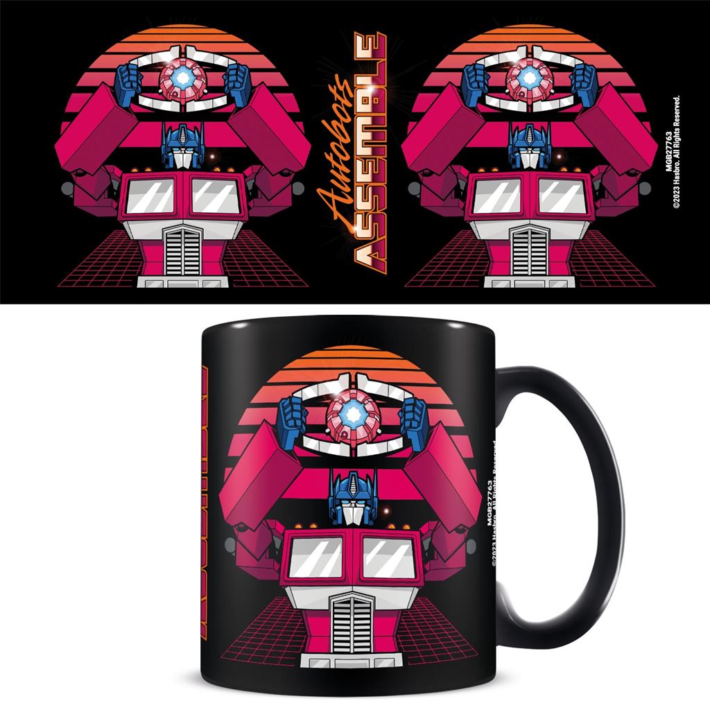 TRANSFORMERS CLASSIC (AUTOBOTS ASSEMBLE) BLACK MUG