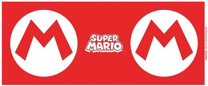 Pyramid International Super Mario (Mario Initial) White Mug - 10Oz / 315Ml Ceramic Mug - One Size