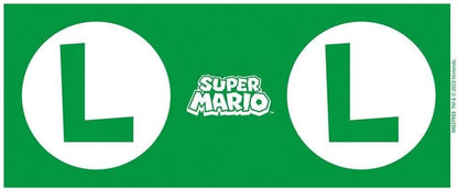 Pyramid International Super Mario (Luigi Initial) White Mug - 10Oz / 315Ml Ceramic Mug - One Size