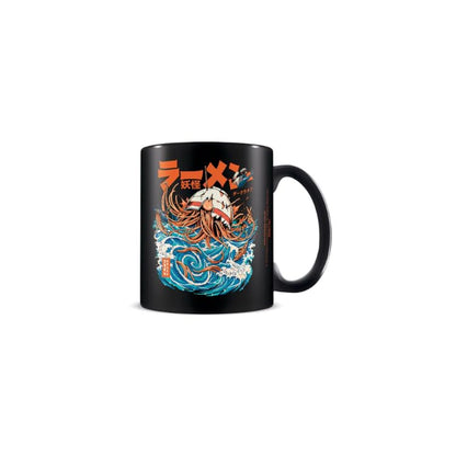 Pyramid International Ilustrata Mug (Dark Ramen Design) 11oz Ceramic Coffee Mug, Cups and Coffee Mugs for Men and Mugs for Women - Official Merchandise