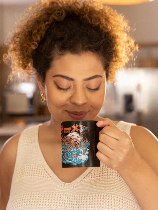 Pyramid International Ilustrata Mug (Dark Ramen Design) 11oz Ceramic Coffee Mug, Cups and Coffee Mugs for Men and Mugs for Women - Official Merchandise