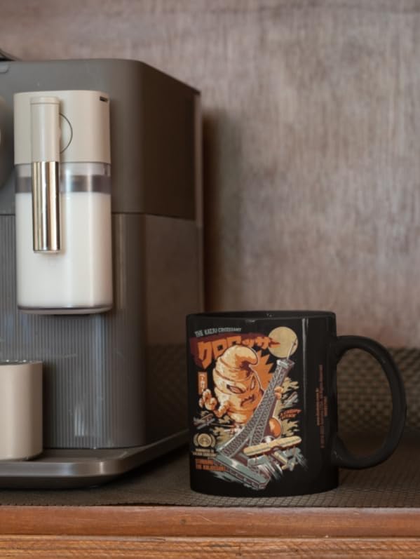 Pyramid International Ilustrata Mug (The Kaijussant Design) 11oz Ceramic Coffee Mug, Cups and Coffee Mugs for Men and Mugs for Women - Official Merchandise