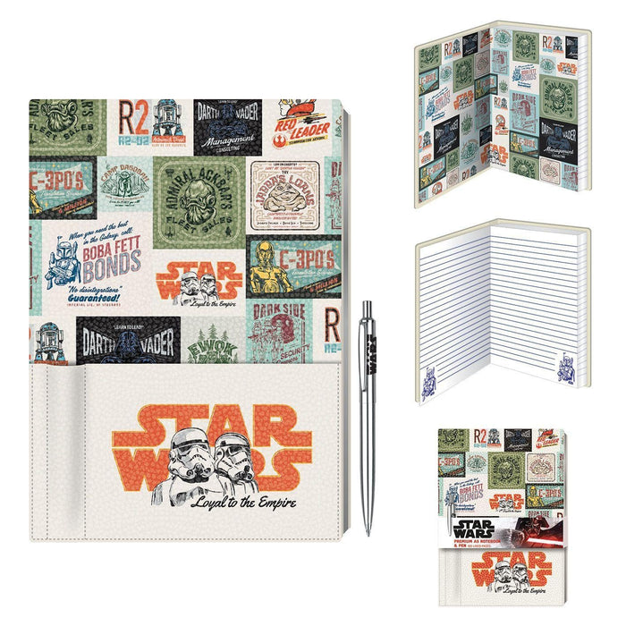 Pyramid International Star Wars A5 Lined Notebook and Pen Gift Set (Loyal to the Empire Design) - Official Merchandise