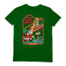 STEVEN RHODES (LET`S CATCH SANTA) GREEN UNISEX T-SHIRT LARGE