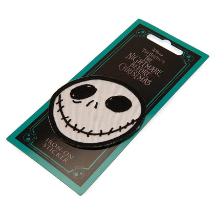 Nightmare Before Christmas Head Jack Skellington Iron On Patch