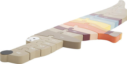 small foot Letters Dog made of wood, with 26 puzzle pieces for learning The ABCs, for ages 3+ years, 12413