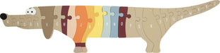 small foot Letters Dog made of wood, with 26 puzzle pieces for learning The ABCs, for ages 3+ years, 12413